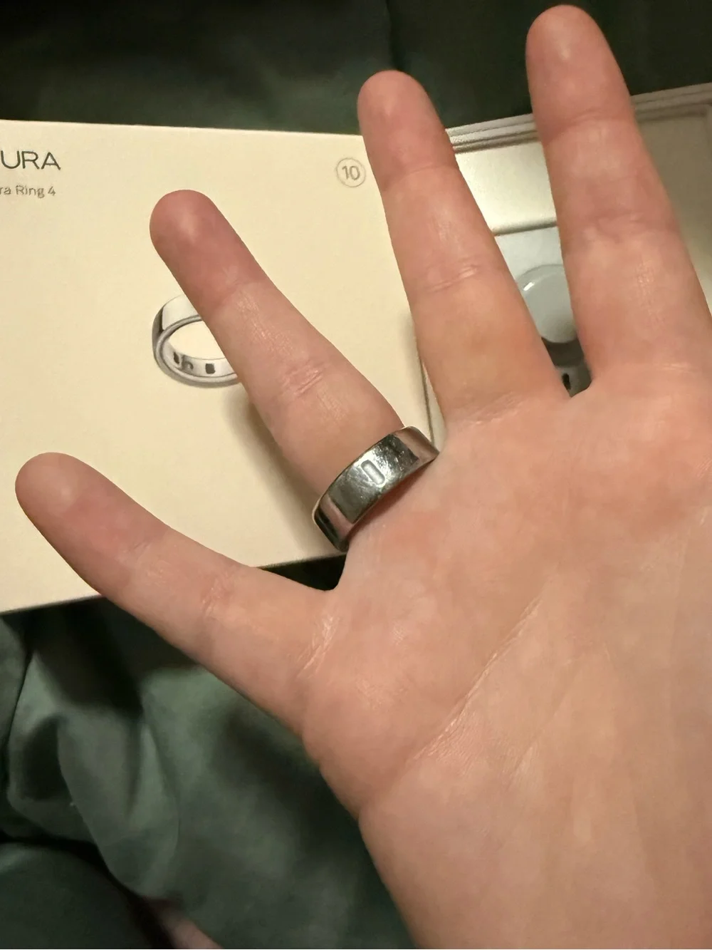 Oura Ring 4 Size 10 (Silver)